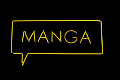 Manga neon signage
